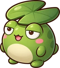 Hopper, the lily frog